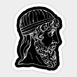 Plato Statue Sticker